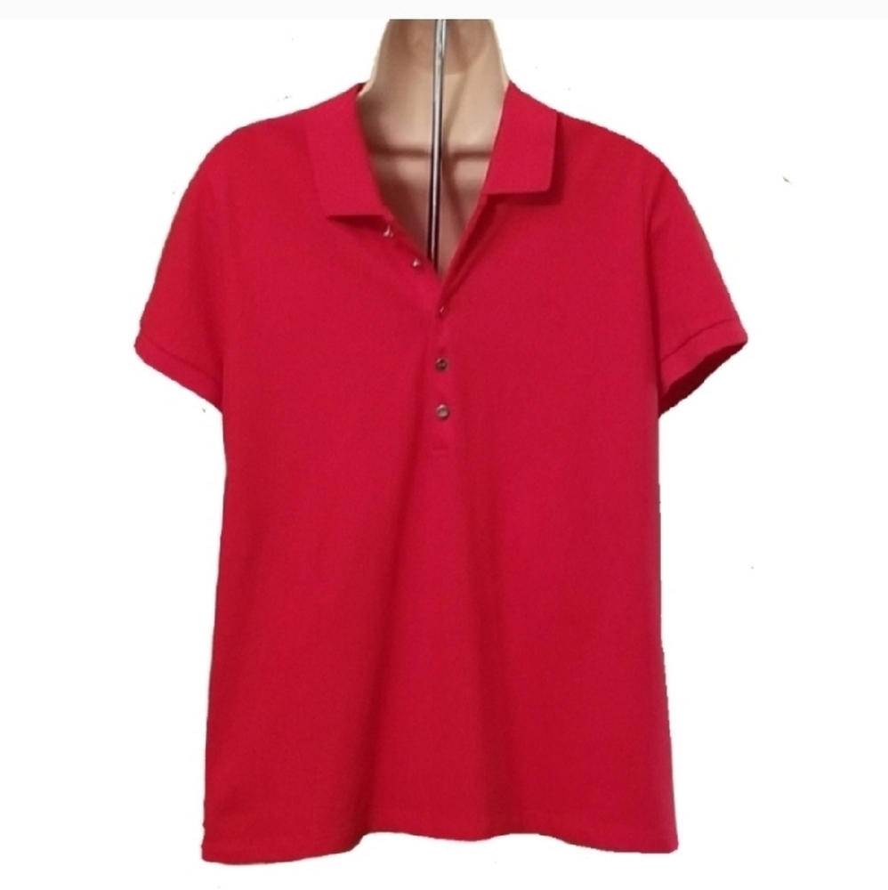 Polo Shirt Boys Size XL Red